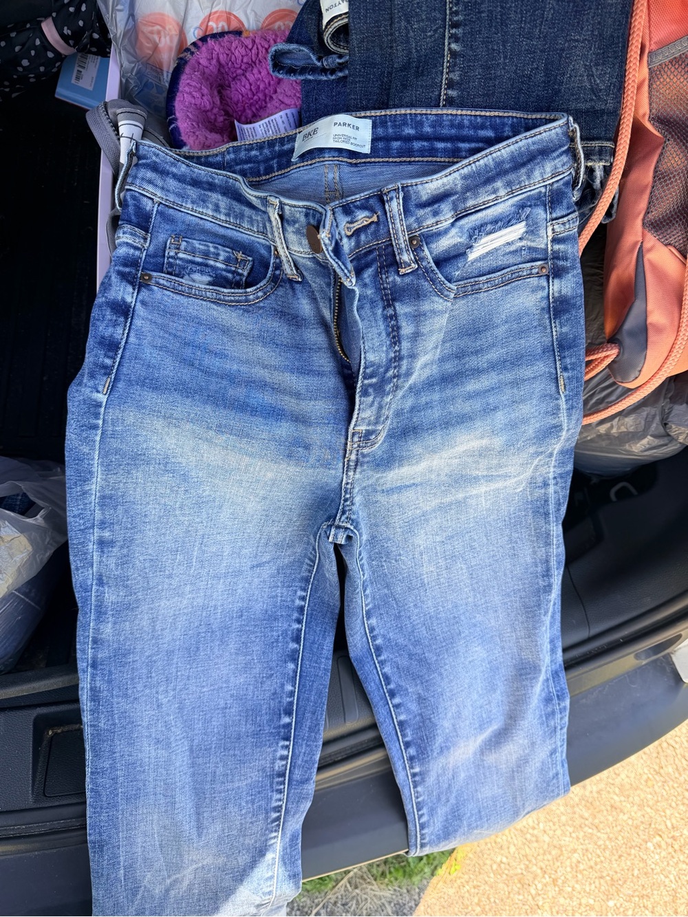 Parker Blue Denim Jeans by BKE - Light Blue